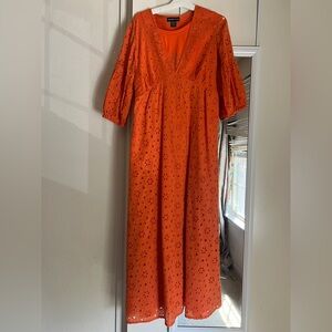 Zara Orange Maxi Dress